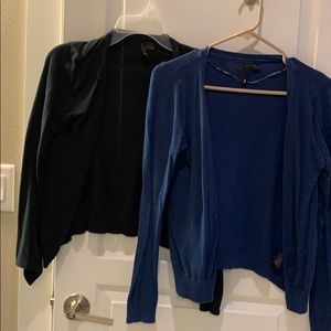 Black and Blue button up cardigans
